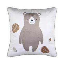 Cuscino quadrato per bambini (40 x 40 cm) Gabin Tortora