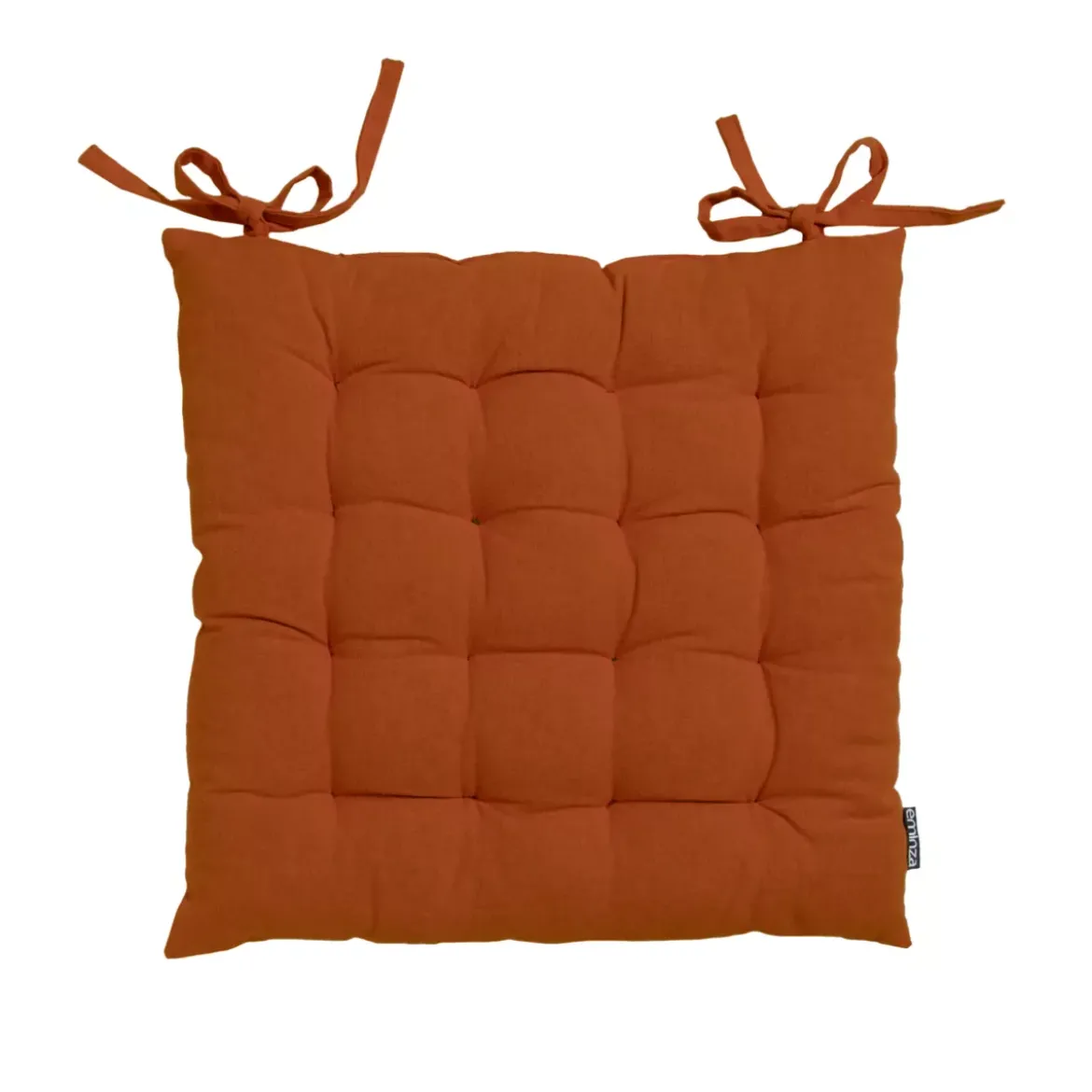 Cuscino quadrato per sedia in cotone (40 x 40 cm) Pixel Terracotta