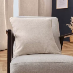 Cuscino quadrato tessuto (45 x 45 cm) Alba Beige