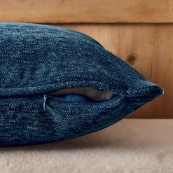 Cuscino quadrato tessuto (45 x 45 cm) Magnus Blu notte
