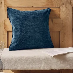 Cuscino quadrato tessuto (45 x 45 cm) Magnus Blu notte