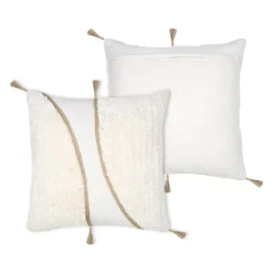 Cuscino quadrato tufted (45 x 45 cm) Blokken Ecru