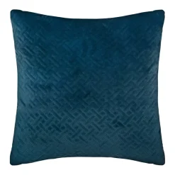 Cuscino quadrato velluto (40 x 40 cm) Dolce Blu ottanio