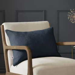 Cuscino rettangolare cotone (40 x 60 cm) Sixtine Blu notte