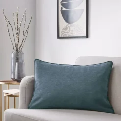 Cuscino rettangolare (40 x 60 cm) Minuit Blu grigio