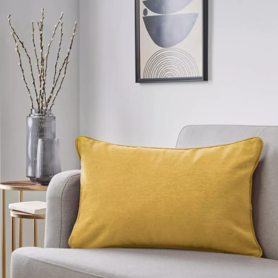 Cuscino rettangolare (40 x 60 cm) Minuit Giallo ocra