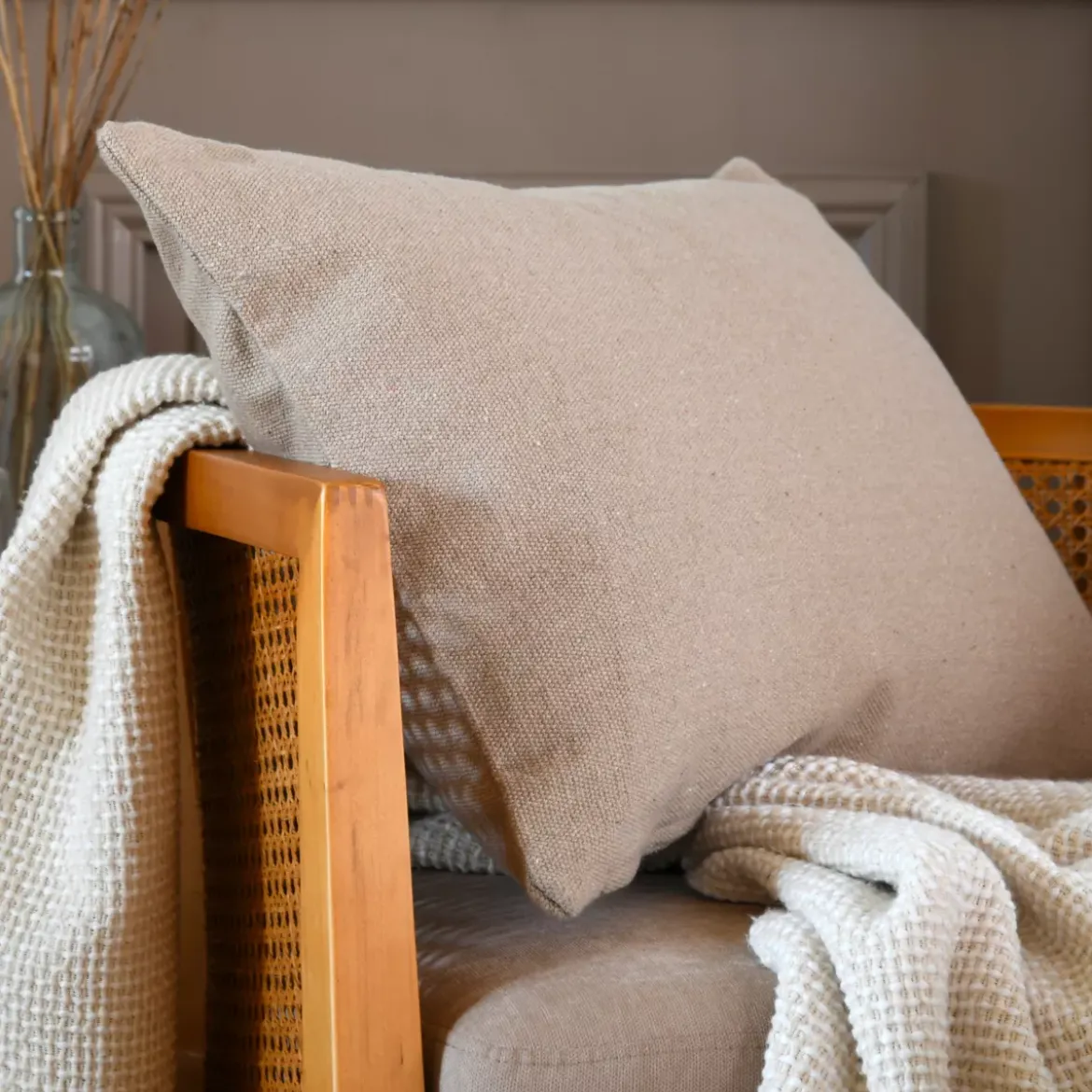 Cuscino rettangolare (40 x 60 cm) Monaco Beige
