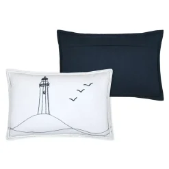 Cuscino Rettangolare (40 x 60 cm) Bordemer Bianco