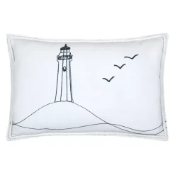 Cuscino Rettangolare (40 x 60 cm) Bordemer Bianco