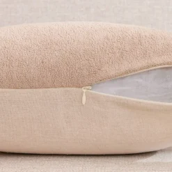 Cuscino rettangolare bouclé (30 x 50 cm) Ava Beige