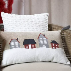 Cuscino rettangolare cotone (50 cm) Cornouailles Beige