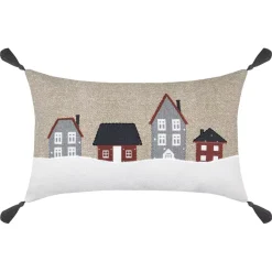 Cuscino rettangolare cotone (50 cm) Cornouailles Beige