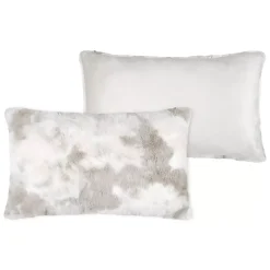 Cuscino rettangolare eco pelliccia (80 cm) Harald Beige