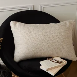 Cuscino rettangolare effetto mélange (40 x 60 cm) James Beige Sabbia