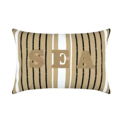 Cuscino rettangolare in cotone (40 x 60 cm) Maritime Beige