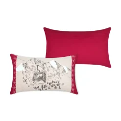 Cuscino rettangolare in cotone (30 x 50 cm) Villard Ecru