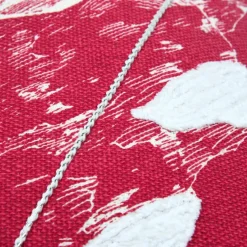 Cuscino rettangolare in cotone (30 x 50 cm) Villard Rosso
