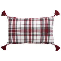 Cuscino rettangolare in cotone (30 x 50 cm) Megeve Rosso