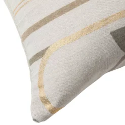 Cuscino rettangolare in cotone (40 x 60 cm) Roseris Grigio