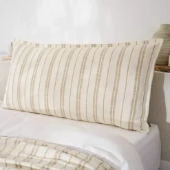 Cuscino rettangolare in cotone testurizzato (55 x 110 cm) Alice Corda