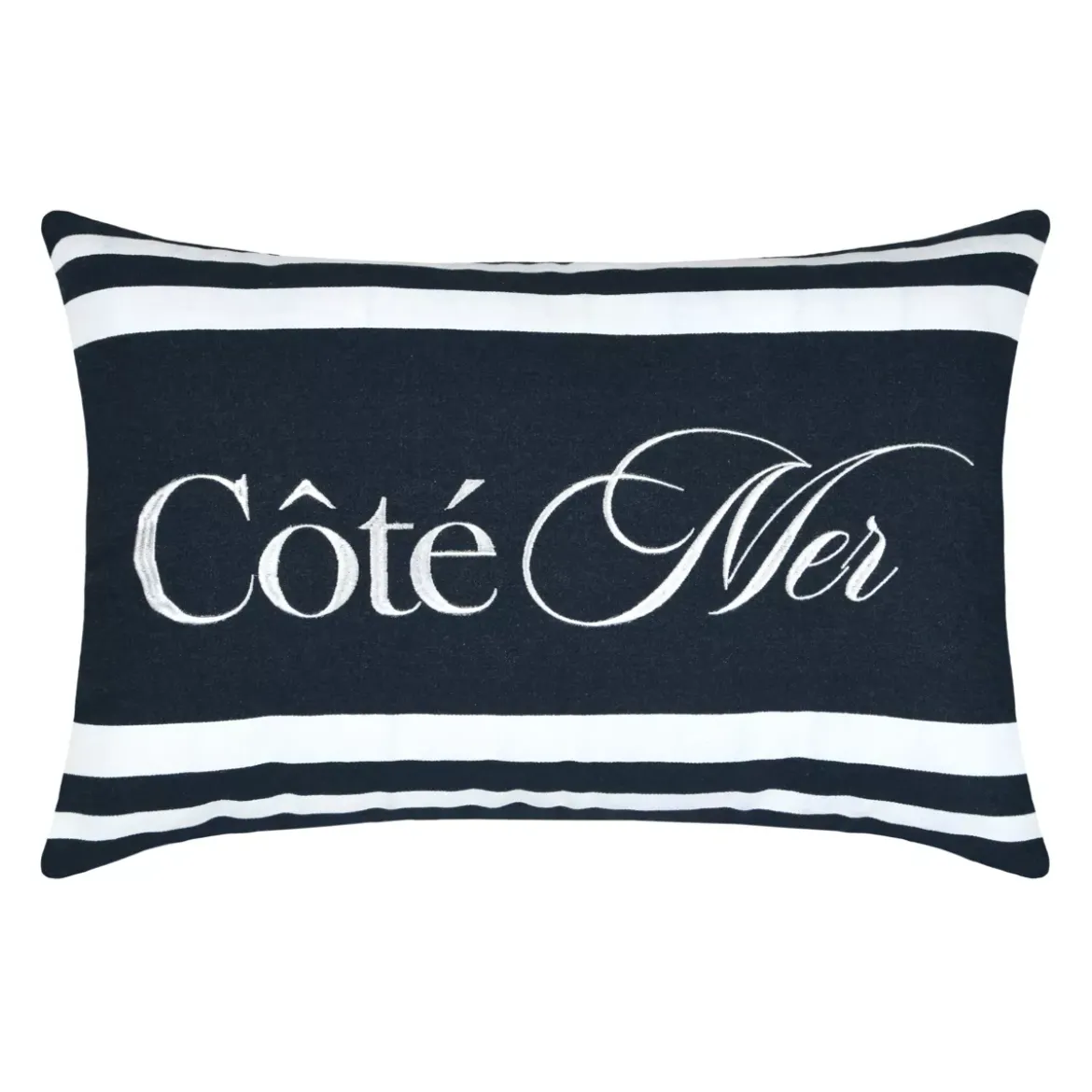 Cuscino Rettangolare in cotone (40 x 60 cm) Bordemer Blu navy