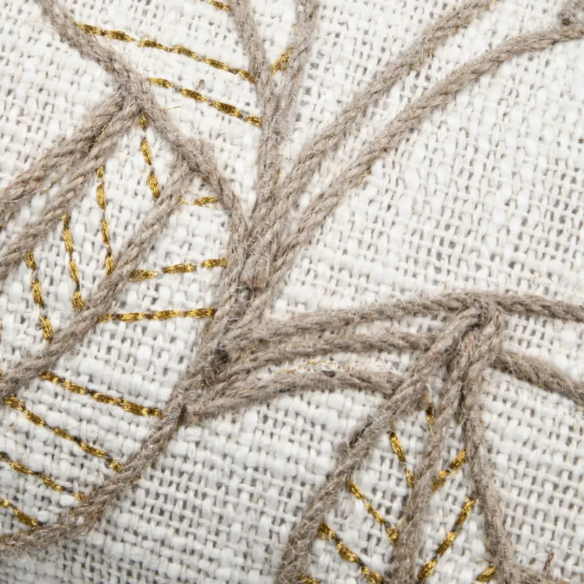 Cuscino rettangolare in cotone (30 x 50 cm) Hemera Ecru