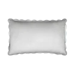 Cuscino rettangolare in finta pelliccia (50 x 80 cm) Nebraska Grigio perla