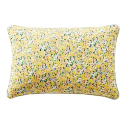 Cuscino rettangolare in garza di cotone (40 x 60 cm) Abigaël Giallo