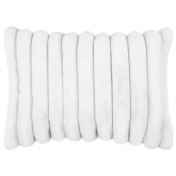 Cuscino rettangolare in pelliccia sintetica (50 x 80 cm) Polary Bianco