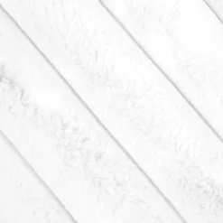 Cuscino rettangolare in pelliccia sintetica (50 x 80 cm) Polary Bianco