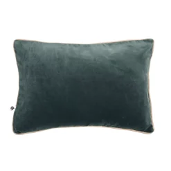 Cuscino rettangolare in velluto di cotone (40 x 60 cm) Victor Grigio ardesia