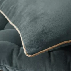 Cuscino rettangolare in velluto di cotone (40 x 60 cm) Victor Grigio ardesia