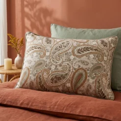 Cuscino rettangolare in velluto (40 x 60 cm) Dolores Beige