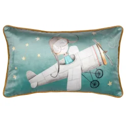Cuscino rettangolare per bambini (30 x 50 cm) Ferdinand Verde