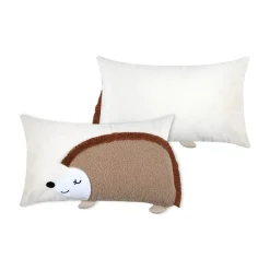 Cuscino rettangolare per bambini (30 x 50 cm) Gabin Tortora