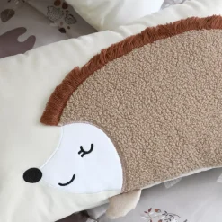 Cuscino rettangolare per bambini (30 x 50 cm) Gabin Tortora