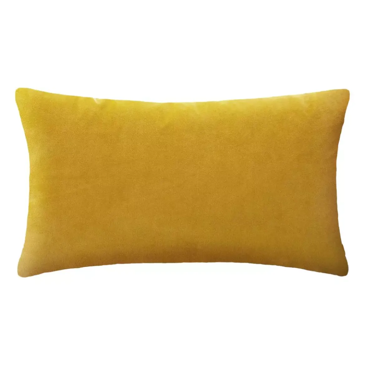 Cuscino rettangolare velluto Or Tropic Giallo ocra