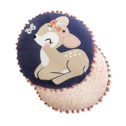 Cuscino rotondo bambino cotone (40 cm) Forêt enchantée Multicolore