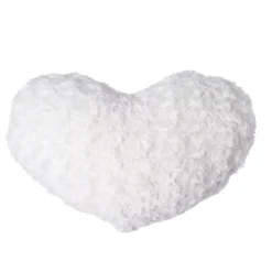 Cuscino Cuore Bouclée Bianco