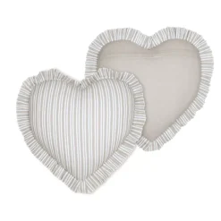 Cuscino cuore in cotone (45 x 45 cm) Joséphine Tortora