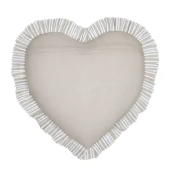Cuscino cuore in cotone (45 x 45 cm) Joséphine Tortora