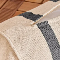 Cuscino da esterno a forma di cilindro (20 x 45 cm) Nautira Grigio ardesia