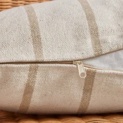 Cuscino da esterno quadrato tela di cotone (50 x 50 cm) Ocealys Beige