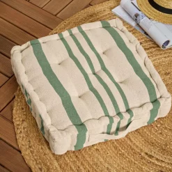 Cuscino da terra quadrato per esterni (45 x 45 cm) Nautira Verde