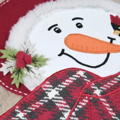 Cuscino di Natale cotone e lana (45 x 45 cm) Winty Rosso