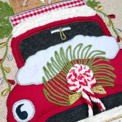 Cuscino natalizio quadrato (45 x 45 cm) Gifted Ecru