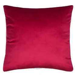 Cuscino natalizio quadrato (45 x 45 cm) Hohoho Buon Natale Rosso