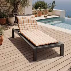 Cuscino per sdraio arrotolabile (60 x 180 cm) Ocealys Corallo