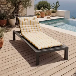 Cuscino per sdraio arrotolabile (60 x 180 cm) Ocealys Giallo Senape