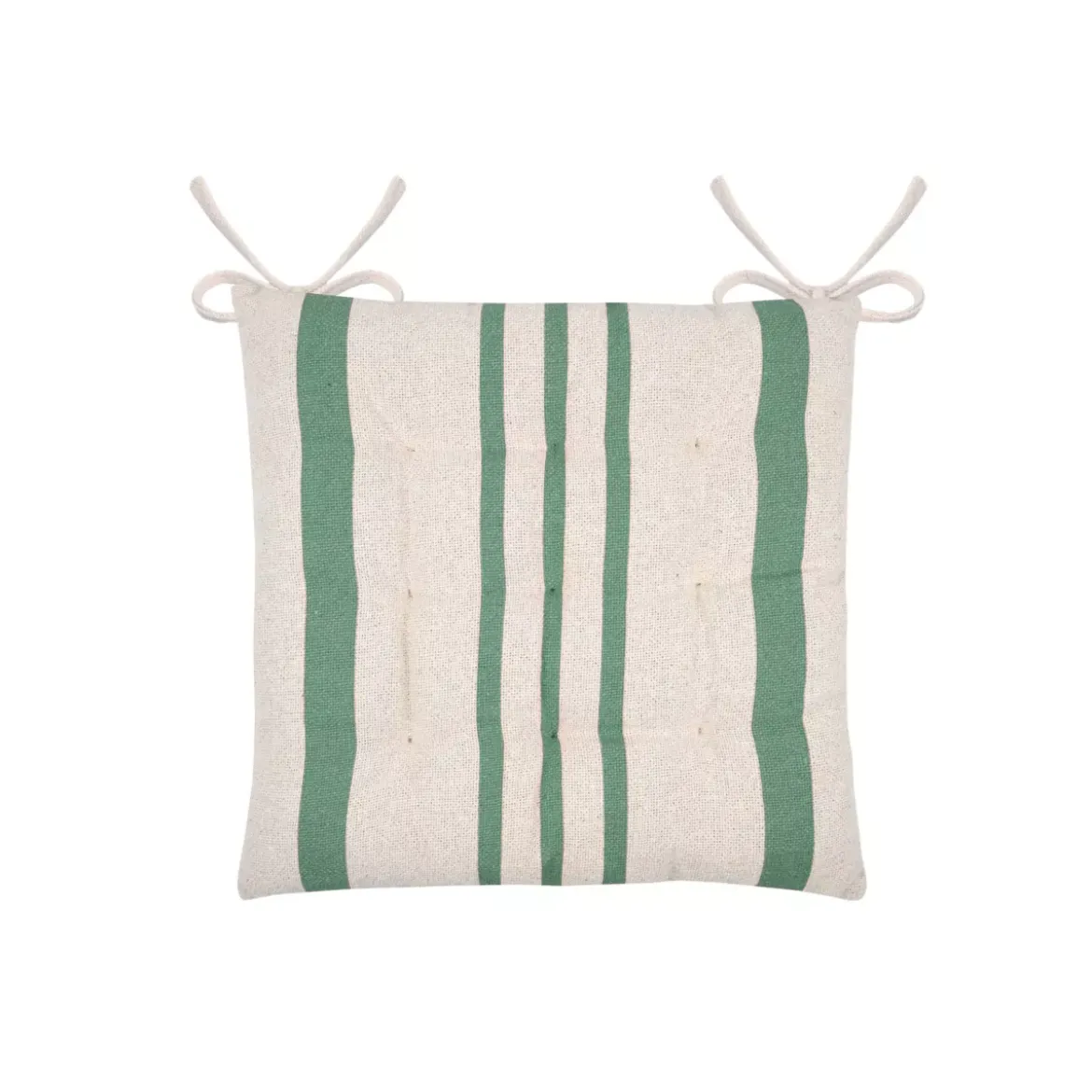 Cuscino per sedia da esterno quadrato in tela di cotone (38 x 38 cm) Nautira Verde